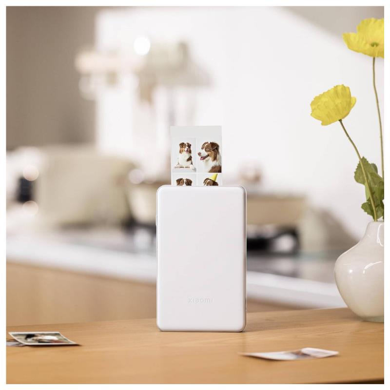 Φορητός Εκτυπωτής Φωτογραφιών Xiaomi Mi Pro BHR082QGL Λευκό/ Ασημί
