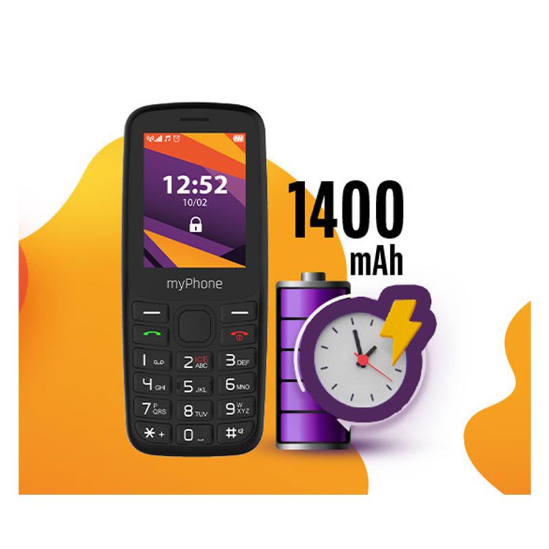 Κινητό Τηλέφωνο myPhone 6410 LTE (Dual SIM) Μαύρο