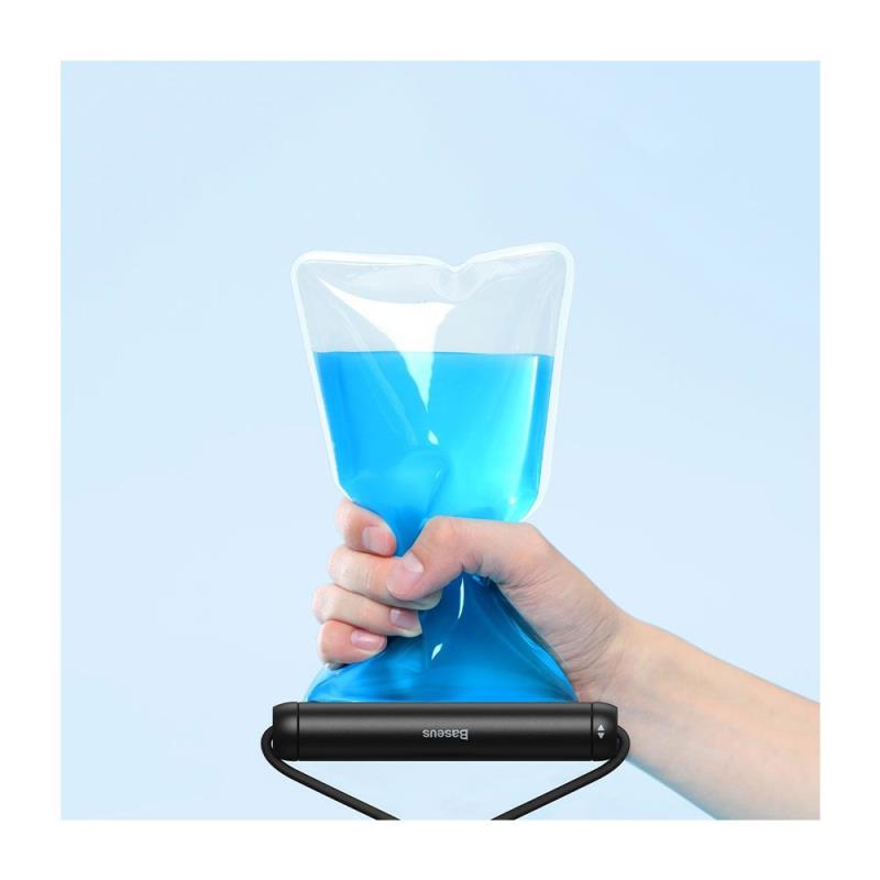 Waterproof Θήκη Baseus Slide-Cover για Smartphones μέχρι 7.2" Μαύρο