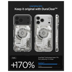 Θήκη TPU & PC Spigen Ultra Hybrid Mag Magsafe Apple iPhone 17 Pro Max Zero One Τιτάνιο