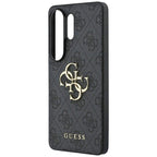 Θήκη PU Guess Samsung Galaxy S26 Ultra Hardcase Big Logo 4G Μαύρο