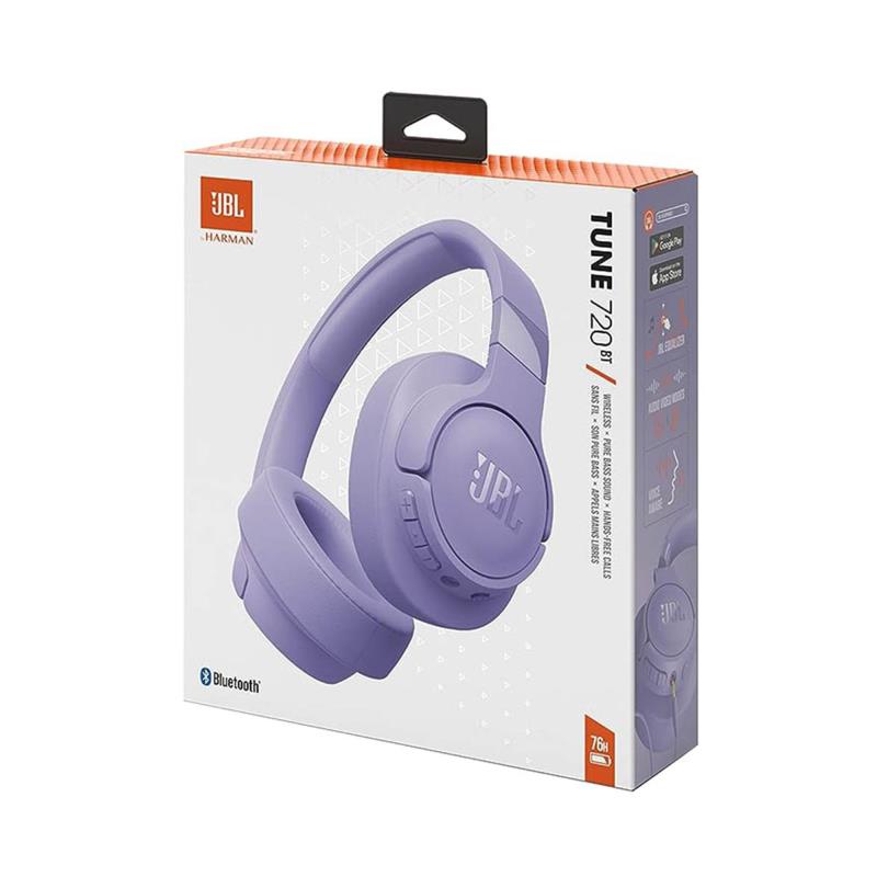 Ασύρματα Ακουστικά Κεφαλής JBL Tune 720BT Μωβ