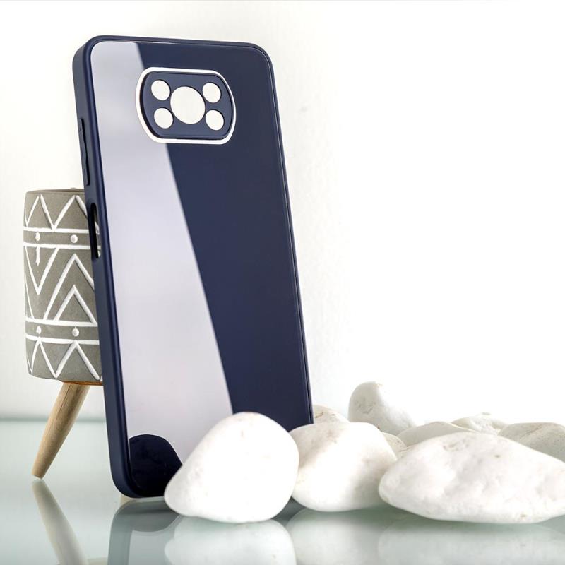 Θήκη TPU & Glass inos Apple iPhone 13 Pro CamGuard Σκούρο Μπλε