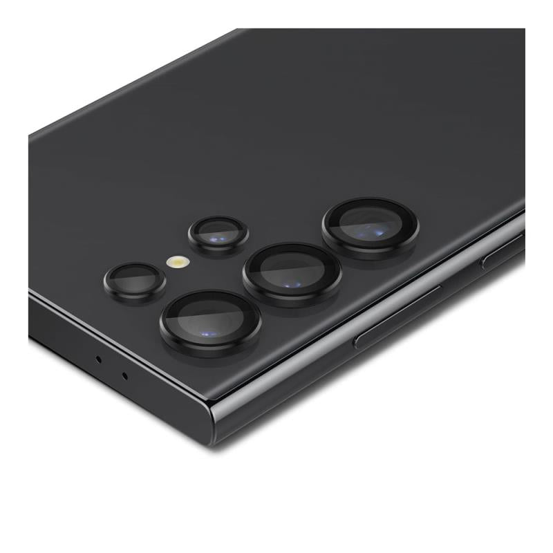 Προστατευτικό Κάλυμμα Κάμερας Spigen Optik.tR EZ-FIT για Τζαμάκι Κάμερας Samsung S928 Galaxy S24 Ultra 5G Μαύρο (2 τεμ.)