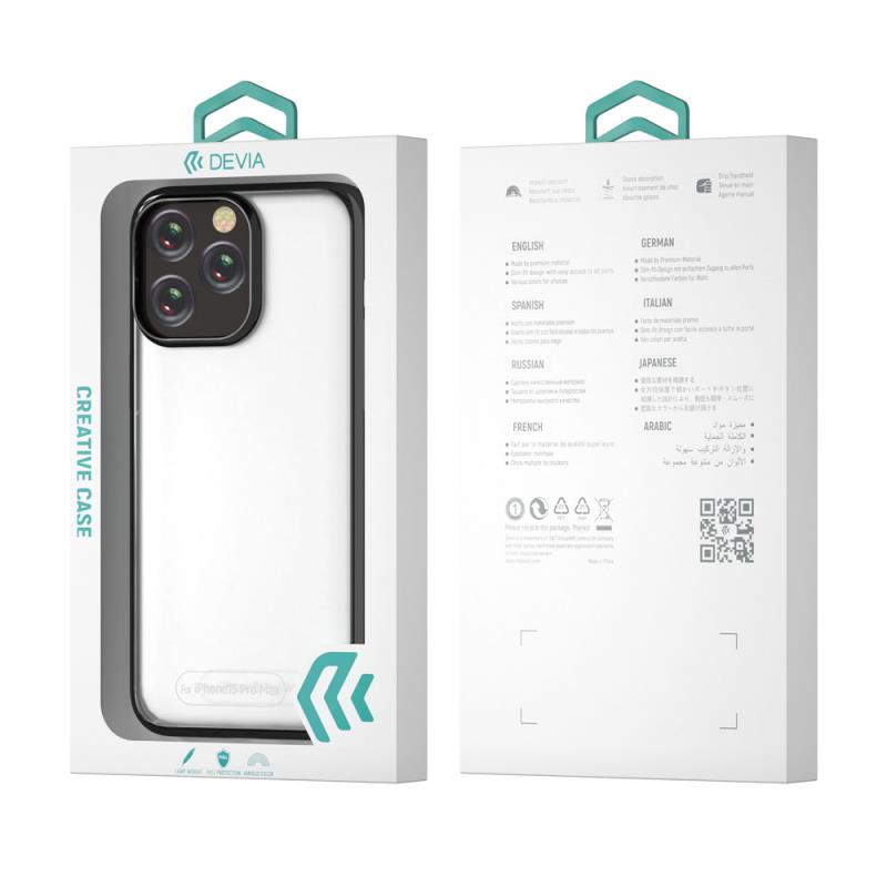 Θήκη PC Devia Apple iPhone 15 Plus Glimmer Ασημί