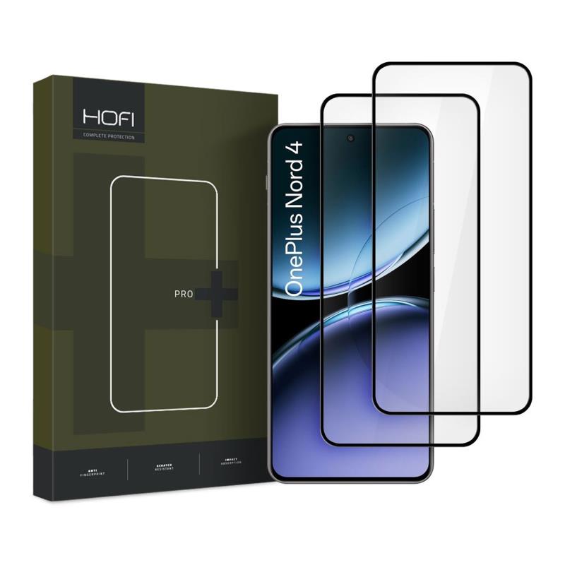Tempered Glass Full Face Hofi Pro+ OnePlus Nord 4 Μαύρο (2 τεμ.)