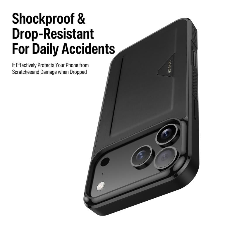 Θήκη TPU PU & PC Dux Ducis Pocard Apple iPhone 17 Pro Max Μαύρο