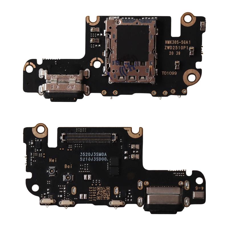 Πλακέτα Xiaomi Mi 10T Pro με Επαφή Φόρτισης & Μικρόφωνο (OEM)