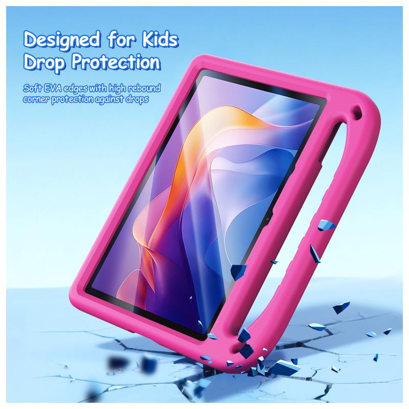 Θήκη EVA Dux Ducis Puff Xiaomi Redmi Pad 2 11.0" (2025) για Παιδιά Ροζ