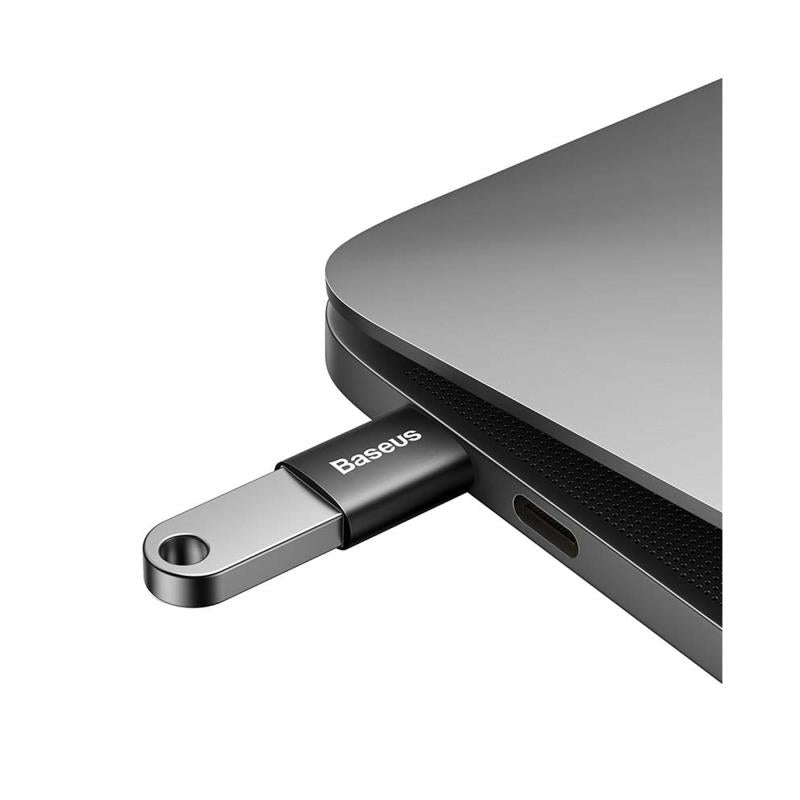 Αντάπτορας Baseus Ingenuity Mini USB Host OTG Θηλυκό σε USB C Αρσενικό Μαύρο