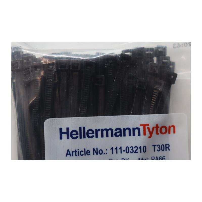 Δεματικά 150 x 3.5 T30R PA66 Μαύρο (100 τεμ.)