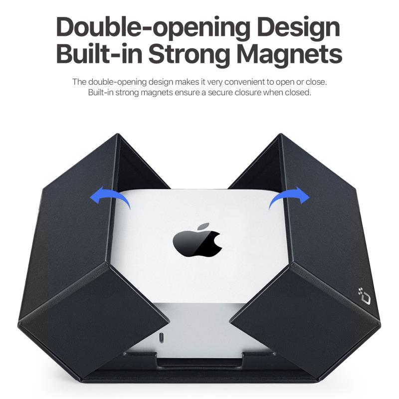 Κουτί Αποθήκευσης PU Leather Dux Ducis Apple Mac mini Μαύρο