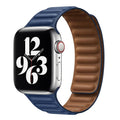 Λουράκι Devia Elegant Leather Apple Watch (38/ 40/ 41/ 42mm) Two-Tone Σκούρο Μπλε