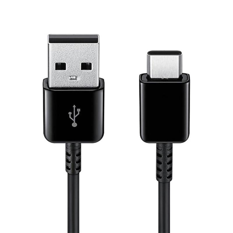 Καλώδιο Σύνδεσης USB 2.0 Samsung EP-DG930MBEG USB A σε USB C 1.5m Μαύρο (2 τεμ.)
