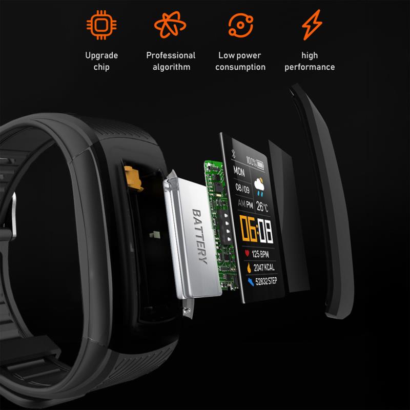Smartwatch Blavec Smartband Active SB-01 Μαύρο