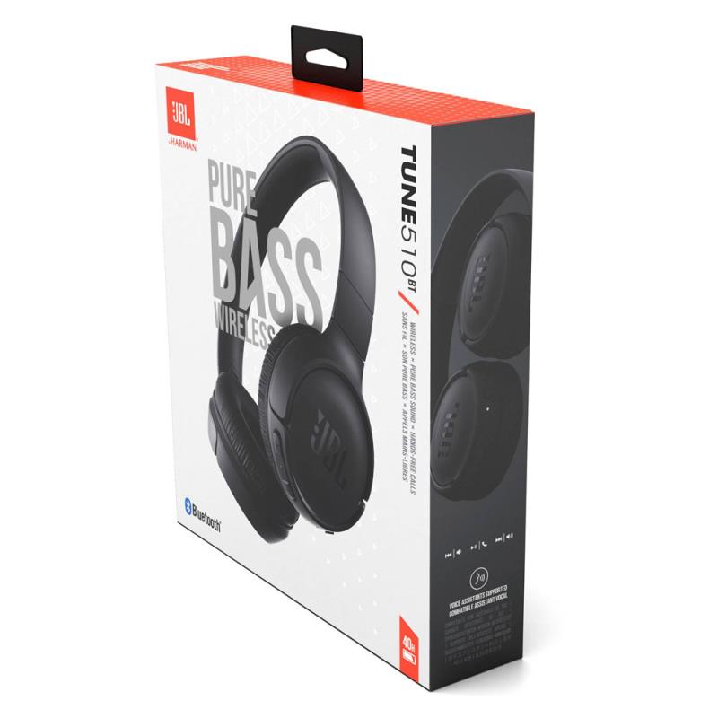 Ασύρματα Ακουστικά Κεφαλής JBL Tune 510BT Μαύρο