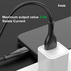 Καλώδιο Σύνδεσης USB 2.0 inos UltraCon USB A σε USB C 12W 2m Λευκό
