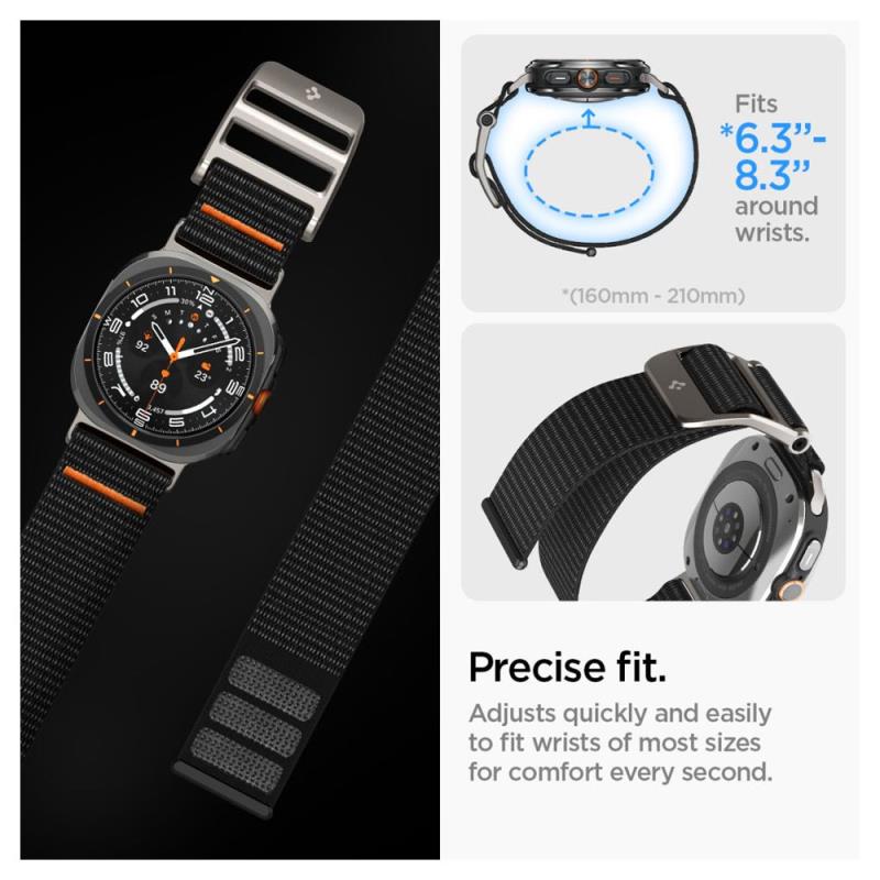 Λουράκι Spigen Samsung Galaxy Watch Ultra (47mm) Durapro Flex Μαύρο