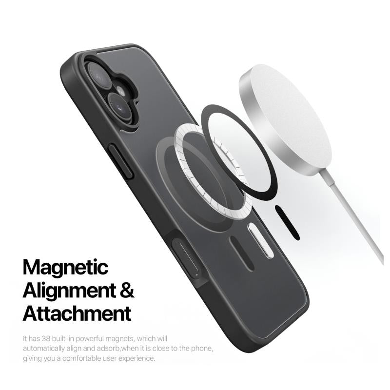 Θήκη TPU & PC Dux Ducis Apple iPhone 17 Magnetic MagSafe Yind Μαύρο