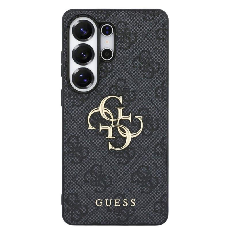 Θήκη PU Guess Samsung Galaxy S26 Ultra Hardcase Big Logo 4G Μαύρο