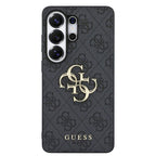 Θήκη PU Guess Samsung Galaxy S26 Ultra Hardcase Big Logo 4G Μαύρο