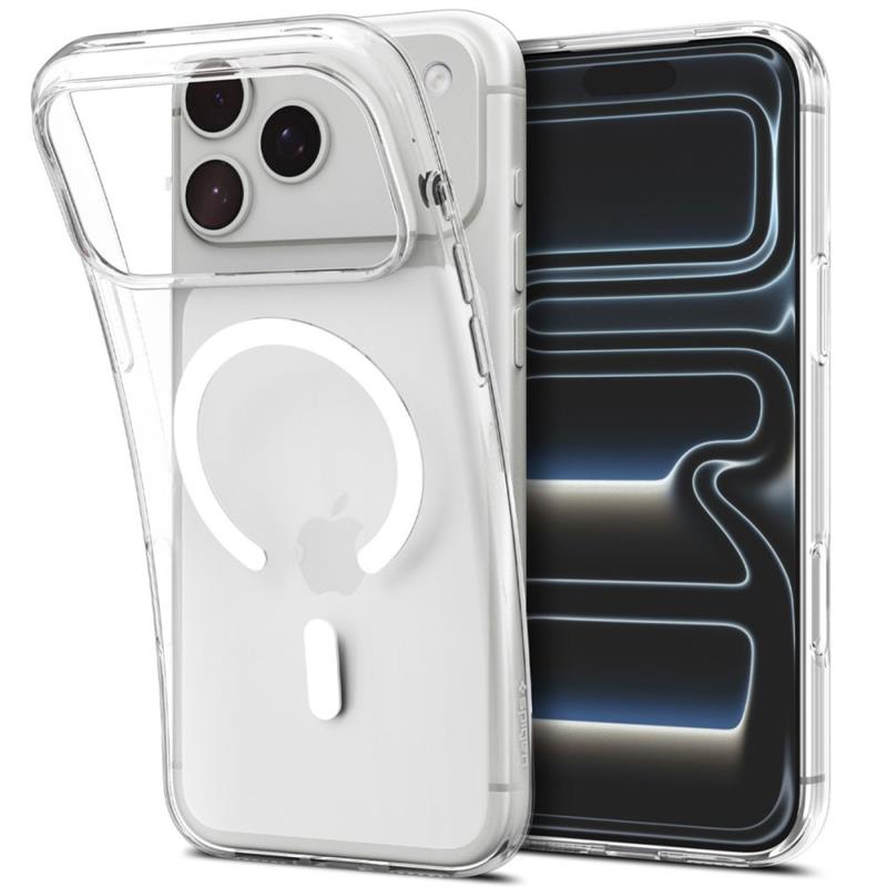 Θήκη TPU Spigen Apple iPhone 18 Pro/ 17 Pro MagSafe Liquid Crystal Διάφανο-Λευκό
