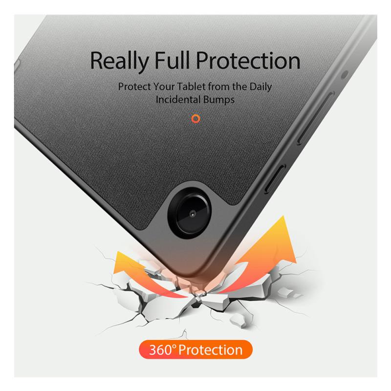 Θήκη TPU Flip Shock Proof Dux Ducis Domo Samsung Galaxy Tab A9 8.7" Wi-Fi/ 4G & A11 8.7" Wi-Fi Μαύρο