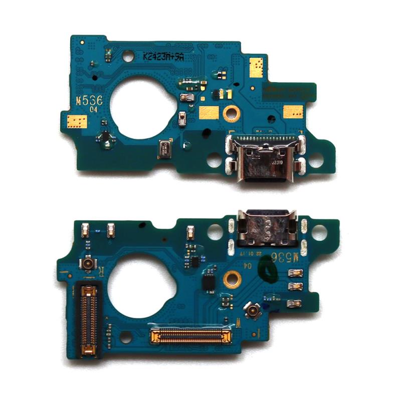Πλακέτα Samsung M536B Galaxy M53 5G με Επαφή Φόρτισης & Μικρόφωνο (Original)