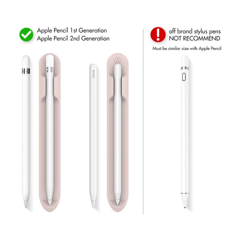 Βάση Στήριξης Premium Σιλικόνης Ahastyle PT112 για Apple Pencil 1 & 2 Ροζ