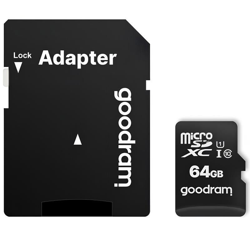 Κάρτα μνήμης Micro SDXC C10 UHS-1 GoodRam 100MB/s 64GB + 1 ADP