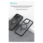 Θήκη TPU & PC Devia Apple iPhone 16 Pro Magnetic Shock Proof Pino Μαύρο