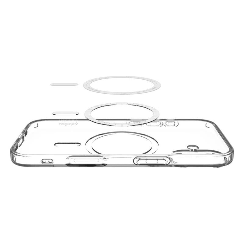 Θήκη TPU Spigen Liquid Crystal Apple iPhone 17 Διάφανο-Λευκό