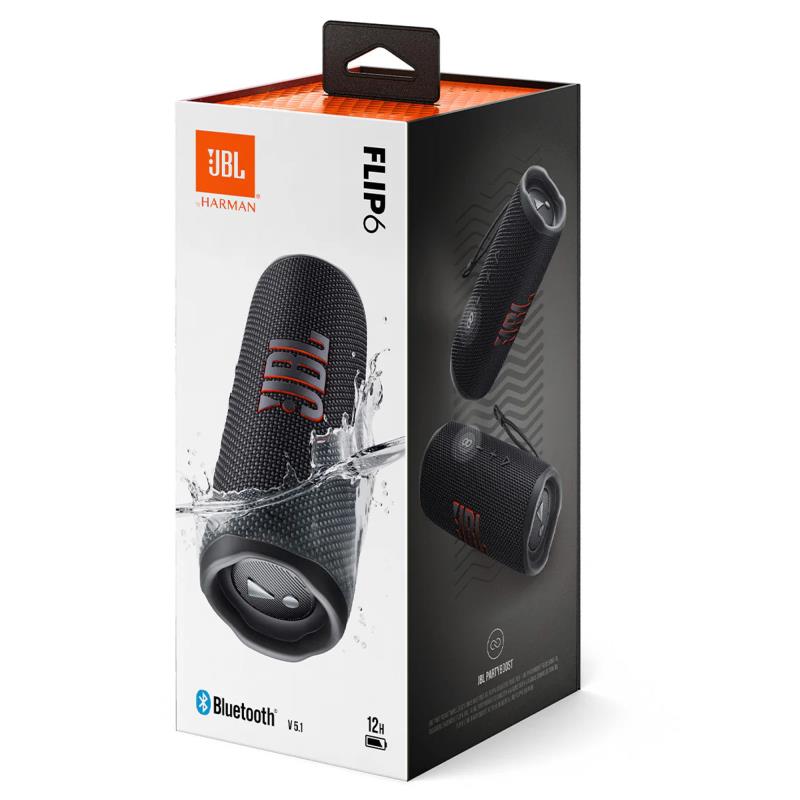 Φορητό Ηχείο Bluetooth JBL FLIP 6 30W Μαύρο