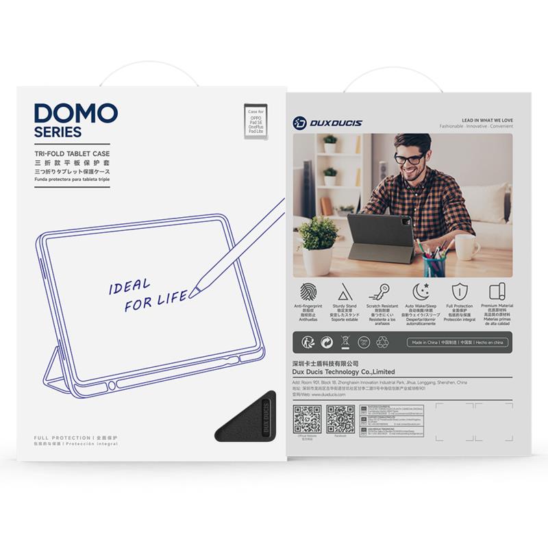 Θήκη TPU Flip Shock Proof Dux Ducis Domo Oppo Pad SE/ OnePlus Pad Lite 11.0" Μαύρο