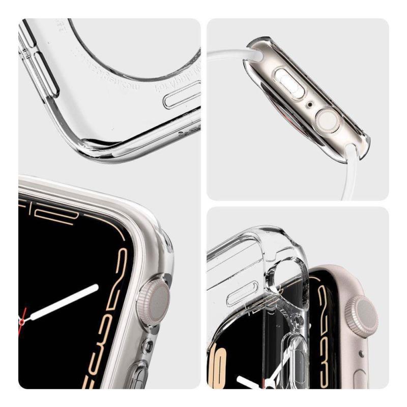 Θήκη TPU Spigen Liquid Crystal Apple Watch 4/ 5/ 6/ 7/ 8/ 9/ SE 40mm/ 41mm Διάφανο