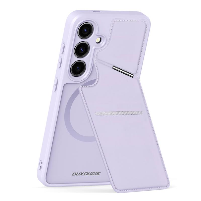 Θήκη Δερμάτινη Dux Ducis Samsung Galaxy S24 Plus 5G 3 σε 1 Magnetic με Stand Rafi II Μωβ