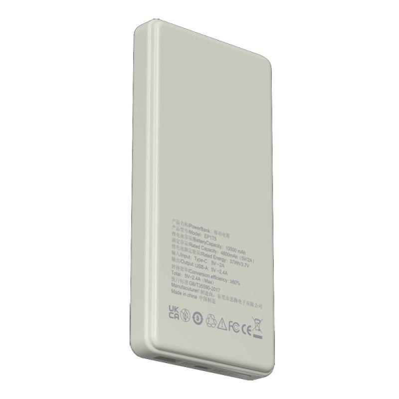 Φορτιστής Ανάγκης Devia EP175 12W 10000mAh Smart Ανοικτό Γκρι