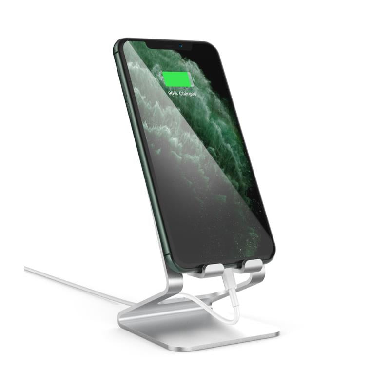 Universal Επιτραπέζια Βάση AhaStyle ST02 για Φόρτιση Smartphone Ασημί