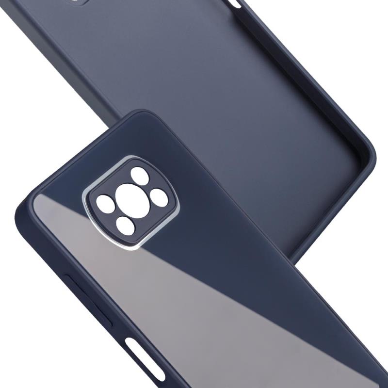 Θήκη TPU & Glass inos Apple iPhone 12 Pro Max CamGuard Σκούρο Μπλε