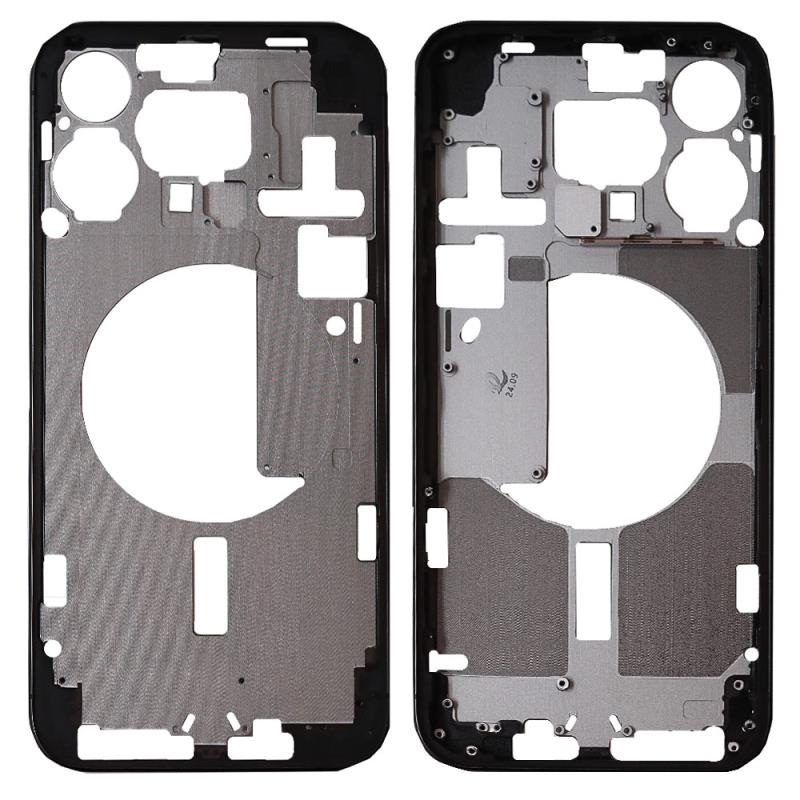 Μεσαίο Πλαίσιο Apple iPhone 15 Pro Max Titanium Μαύρο (OEM)