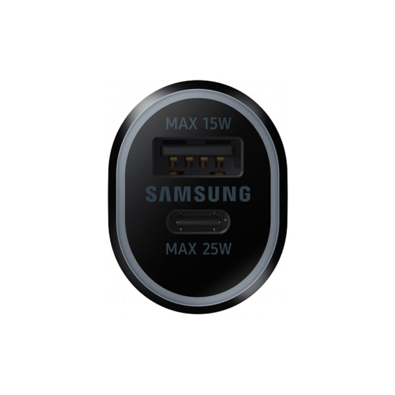 Φορτιστής Αυτοκινήτου Ταχείας Φόρτισης Samsung EP-L4020 με Διπλή Έξοδο USB A & USB C PD 40W Μαύρο