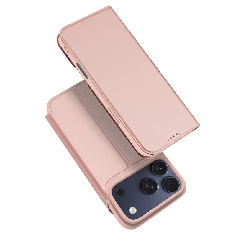 Θήκη Flip Dux Ducis Apple iPhone 17 Pro Max Skin Pro Ροζ