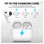 Eartips Σιλικόνης AhaStyle WG187 Apple AirPods Pro 3 S/ M/ L Λευκό (3 ζεύγη)