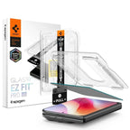 Tempered Glass Full Face Spigen Glas.tR EZ-FIT Privacy Apple iPhone Duo Μαύρο (1 τεμ.)