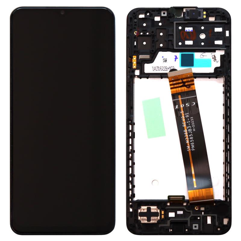 Οθόνη με Touch Screen & Μπροστινή Πρόσοψη Samsung A137F Galaxy A13 4G Μαύρο (Original)