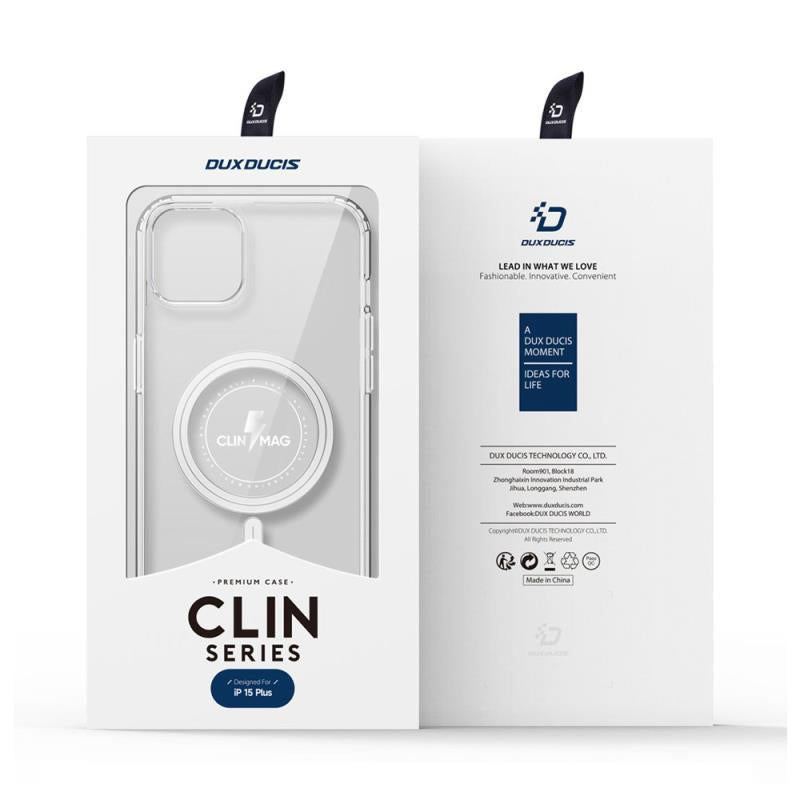 Θήκη TPU & PC Dux Ducis Apple iPhone 15 Plus Magnetic MagSafe Clin Διάφανο