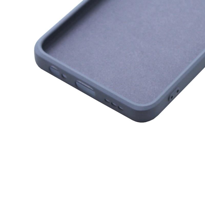 Θήκη Liquid Silicon inos Xiaomi Poco M5S/ Redmi Note 10/ 10S L-Cover Γκρι-Μπλε