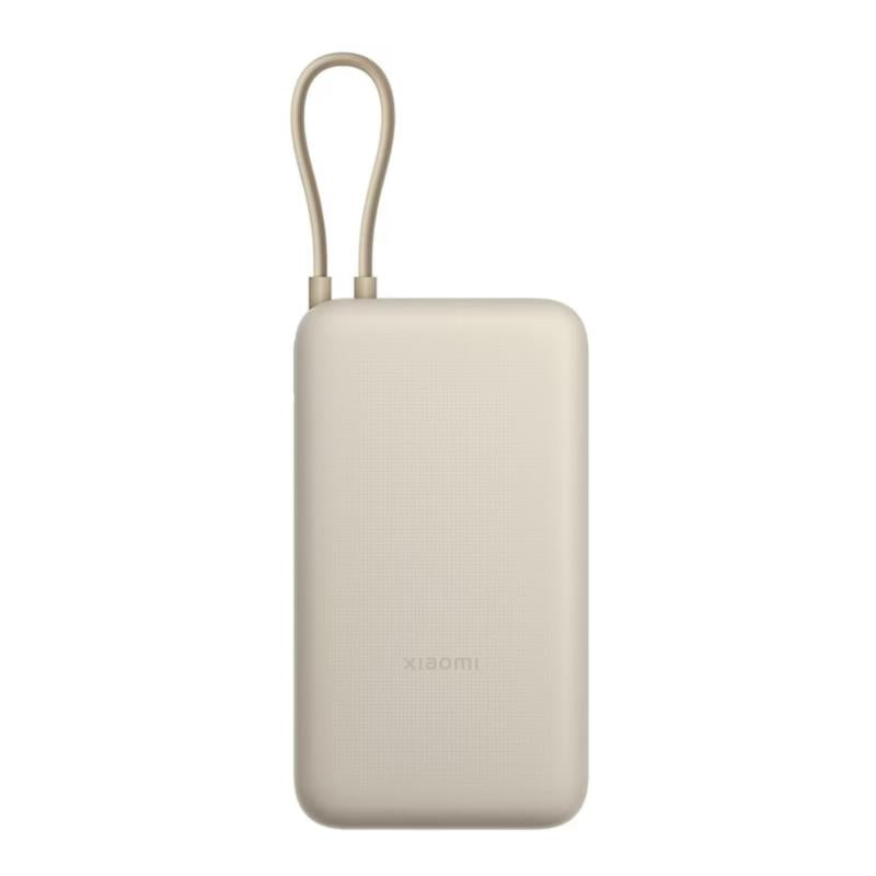 Φορτιστής Ανάγκης Xiaomi BHR8851GL 33W 20000mAh με Ενσωματωμένο Καλώδιο Μπεζ