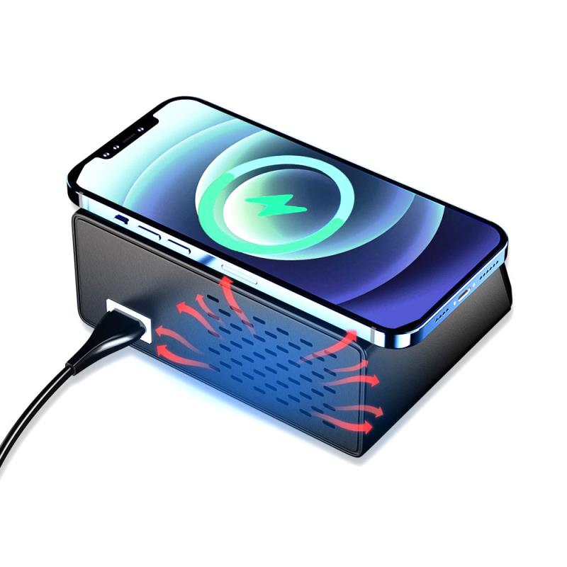 Πολυφορτιστής Πάγκου Service WLX-X9 με 8 Θύρες USB, Ασύρματη Φόρτιση & Οθόνη Ενδείξεων