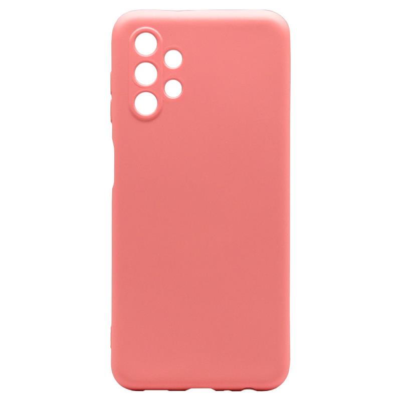 Θήκη Liquid Silicon inos Samsung A135 Galaxy A13 4G L-Cover Ροζ